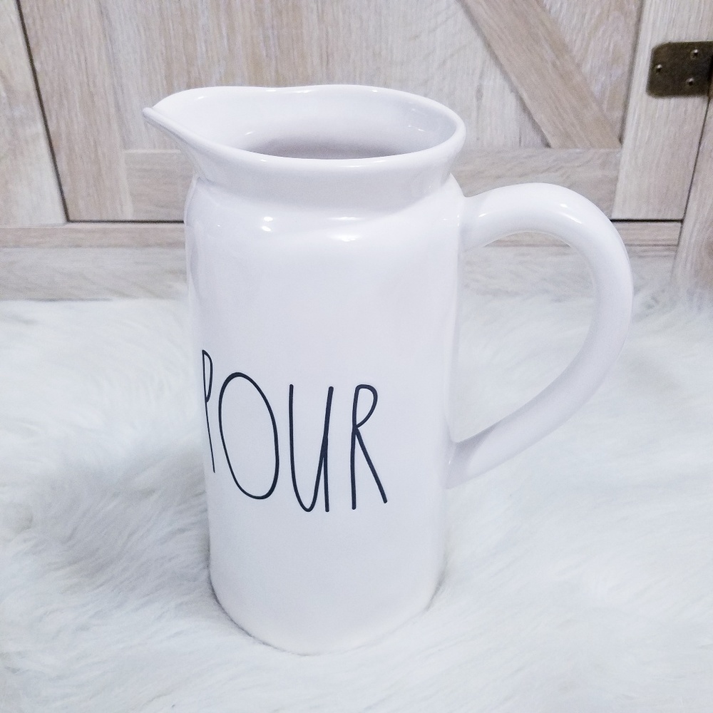NWT Rae Dunn POUR Pitcher LL - Picture 5 of 8